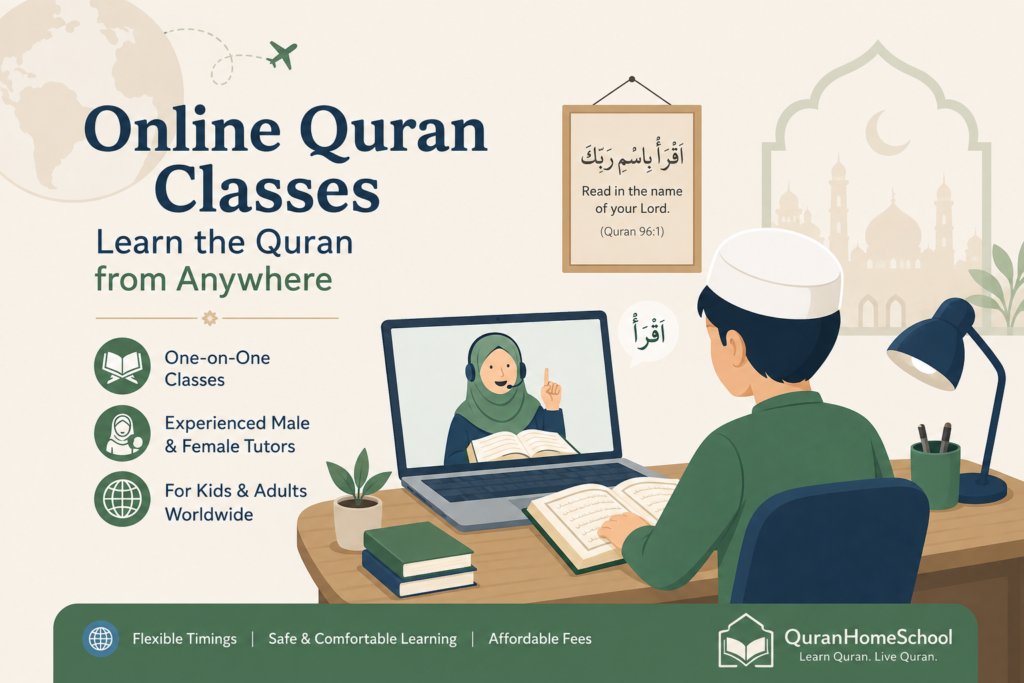 One-on-One Quran Classes for Kids and Adults